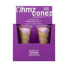 Ohmz Conez 7 Hydroxy 100mg 2pk DISPLAY VANILLA (8pcs)