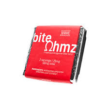 Bite Ohmz 7 Hydroxy 25mg 1ct CHOCOLATES DISPLAY(30pcs)