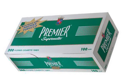 PREMIER TUBES 100s MENTHOL 200ct- SLEEVE (5pcs)