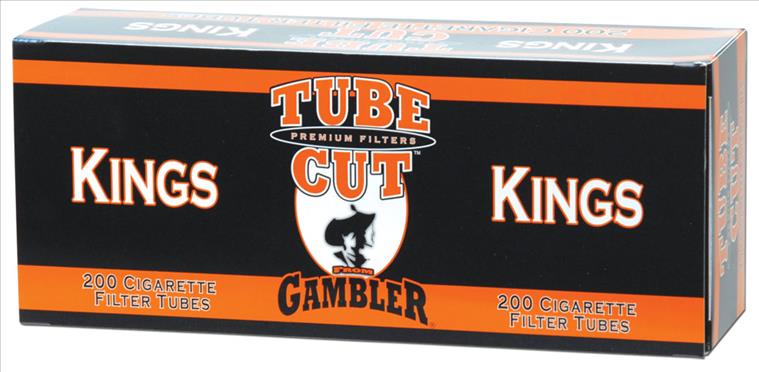 GAMBLER TUBE CUT TUBES KING SIZE 200ct- SLEEVE (5pcs)