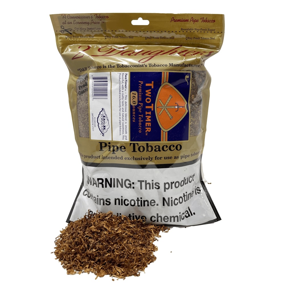 D&amp;R PIPE TOBACCO TWO TIMER 16oz BAG (1pc)
