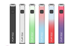 YOCAN FLAT PLUS ADJUSTABLE VOLTAGE BATTERY 900mAH 20ct DISPLAY ASSORTED COLOR