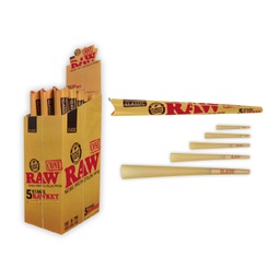 RAW CLASSIC CONES 5 STAGE RAWKET (15pcs)